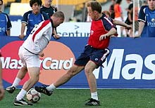 ClubFootball 5-a-side action! Photo by Nick Otto
