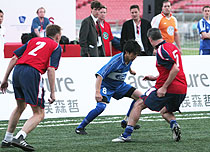 action from the 2005 MasterCard Beijing Community Cup, pic by Nick Otto