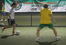 Action from the ClubFootball Midweek League