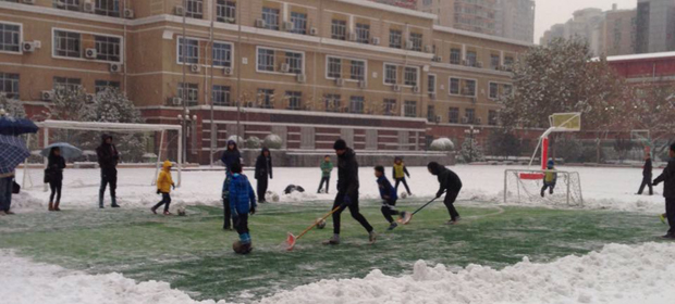 ClubFootball in the snow